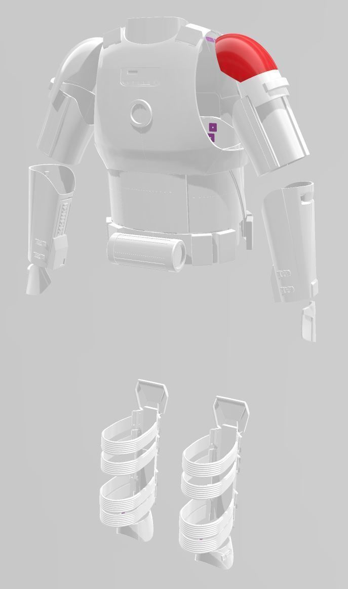 Star Wars First Order Mountain Trooper with Helmet 3D print model_8