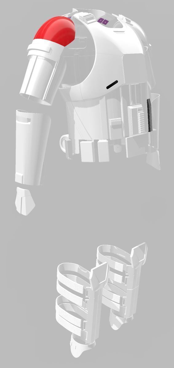 Star Wars First Order Mountain Trooper with Helmet 3D print model_5