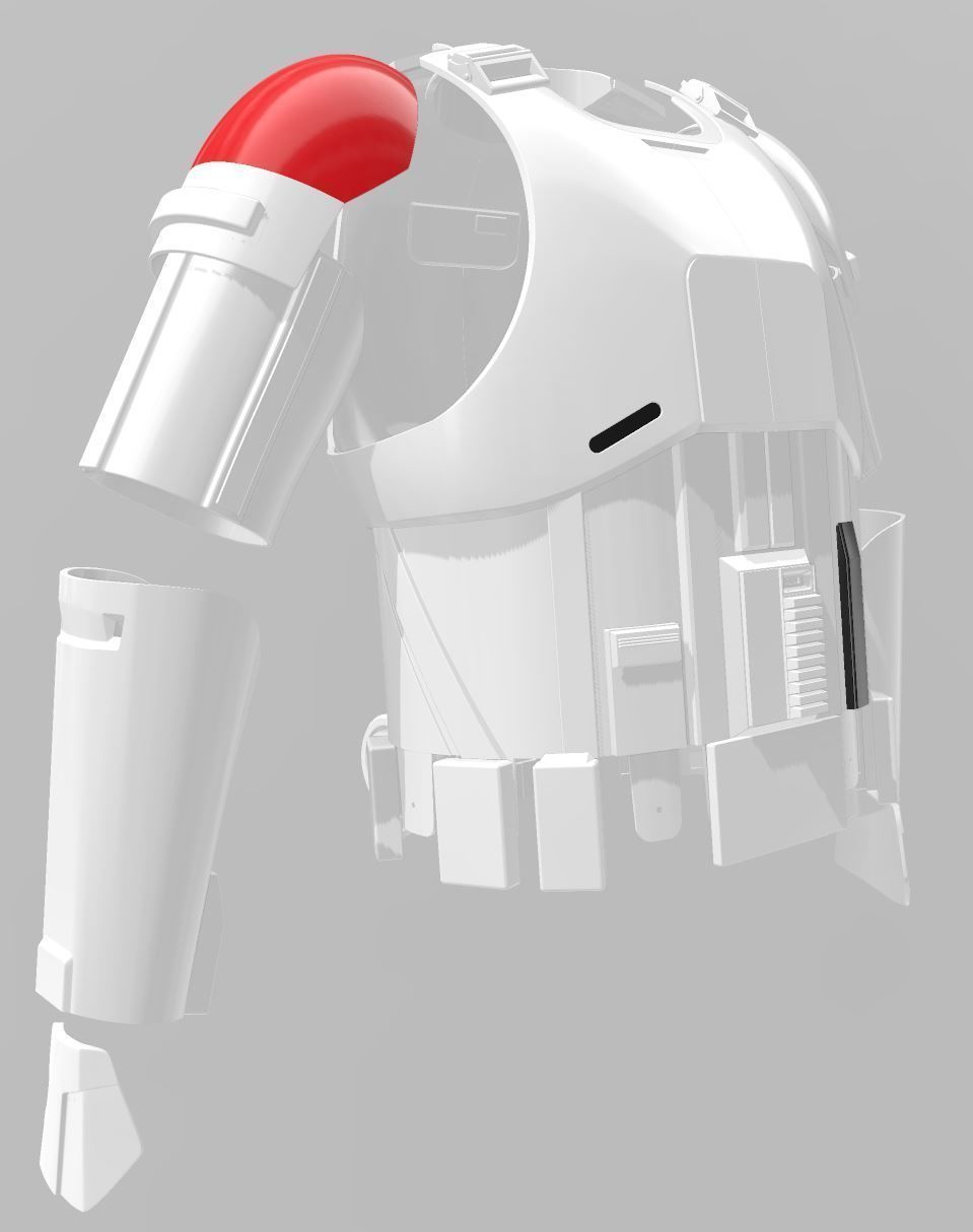 Star Wars First Order Mountain Trooper with Helmet 3D print model_17