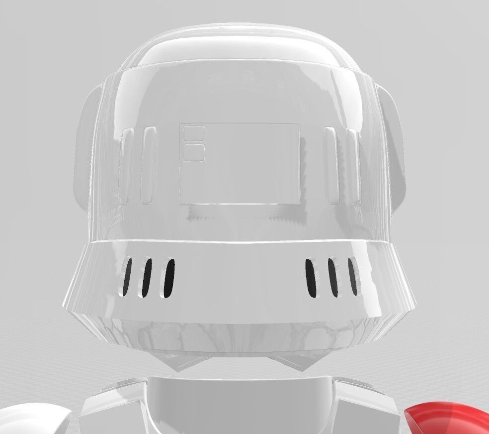 Star Wars First Order Mountain Trooper with Helmet 3D print model_3