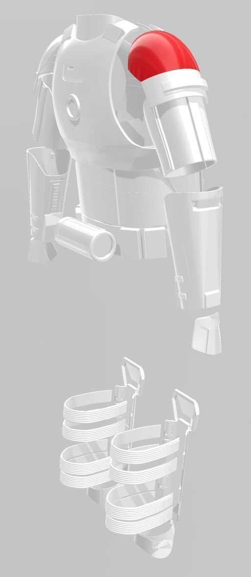 Star Wars First Order Mountain Trooper with Helmet 3D print model_7