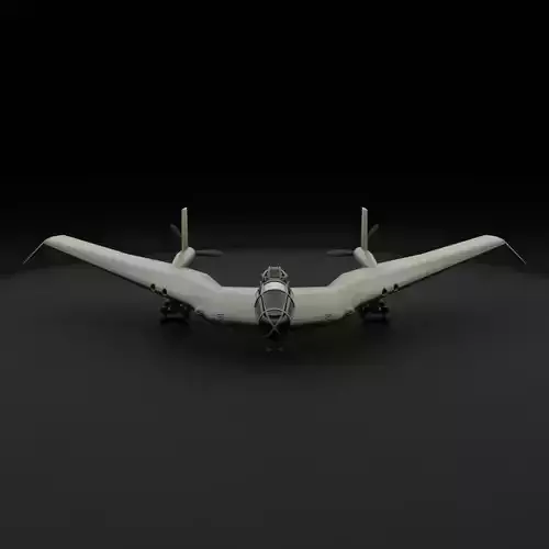 Indiana Jones BV-38 flying wing 3D print model