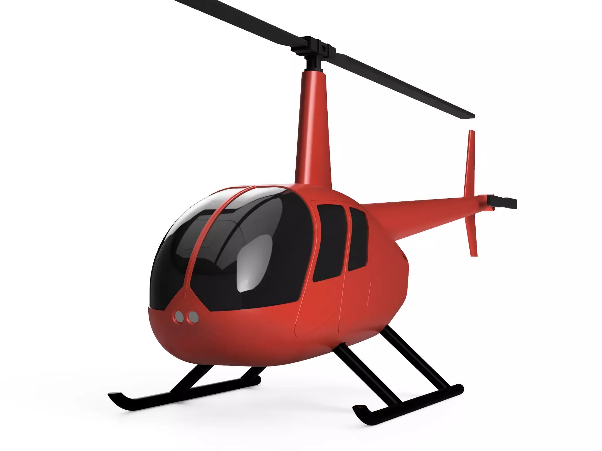 Robinson R44 3D print model_0
