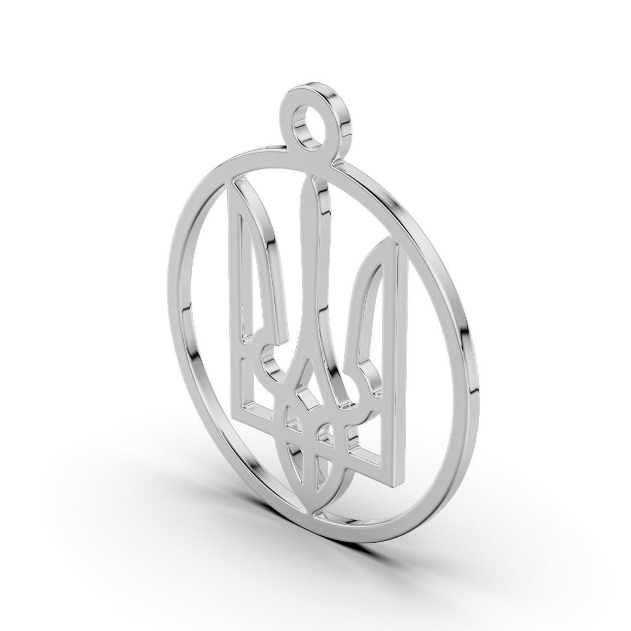 Pendant Ukraine 3D print model_6