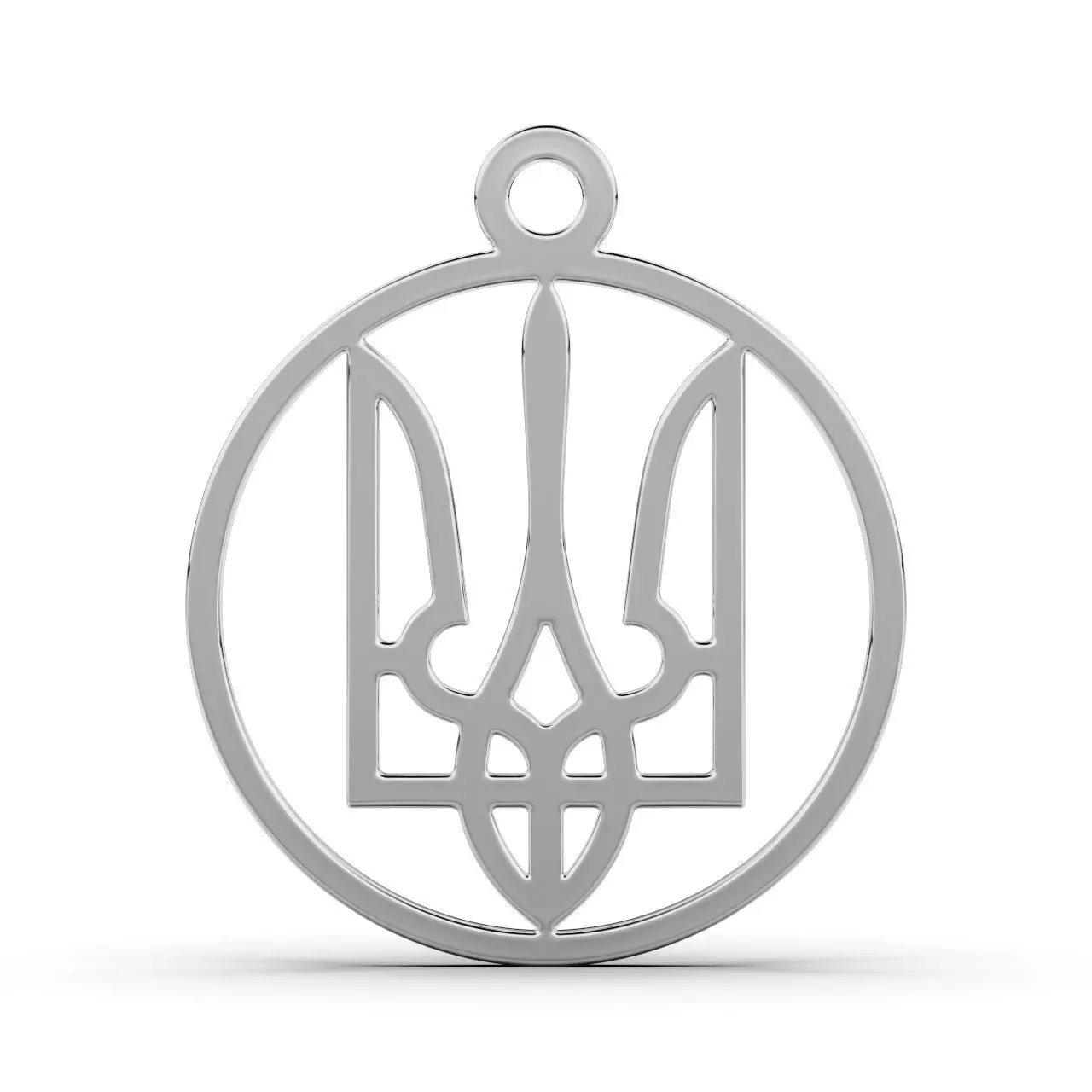 Pendant Ukraine 3D print model_0