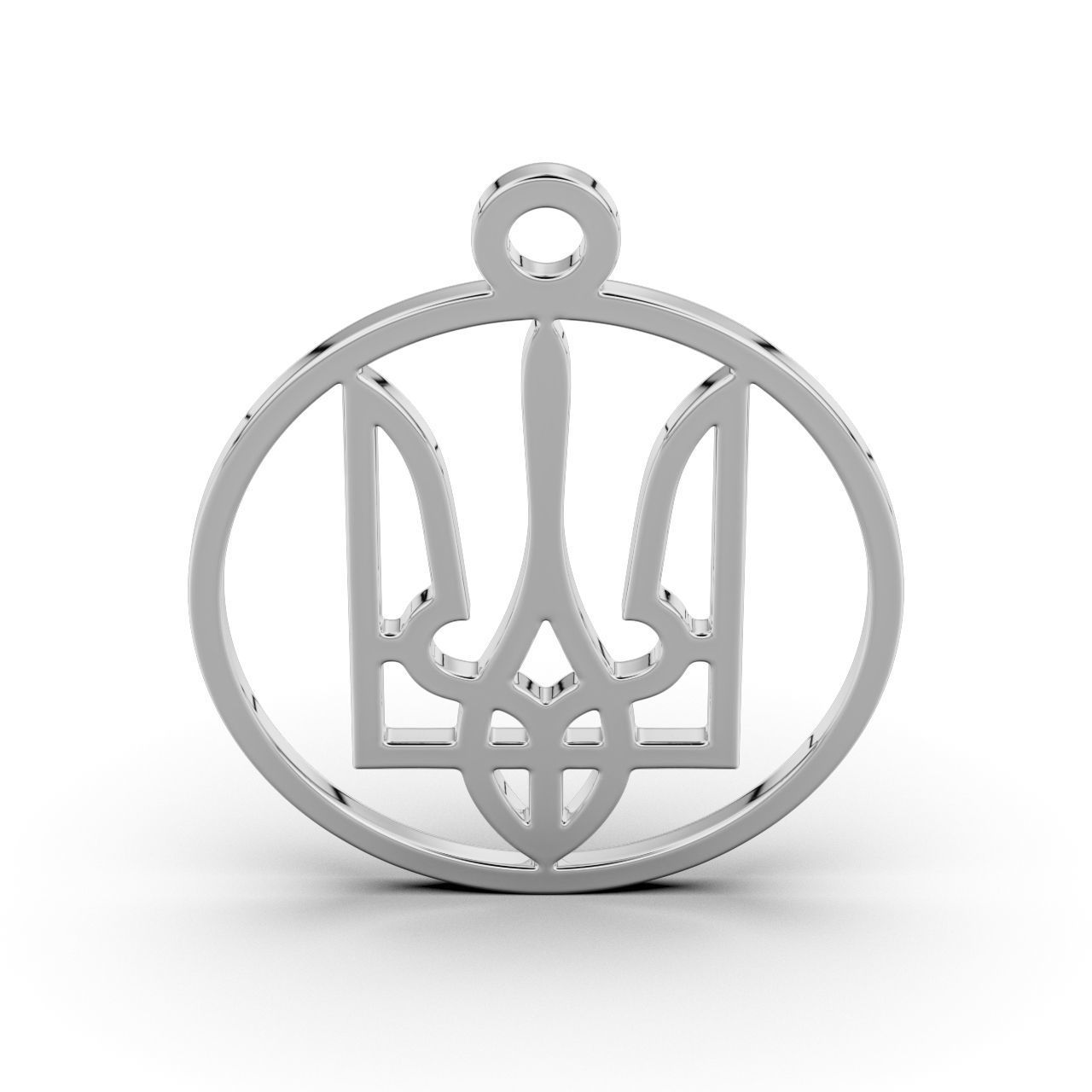 Pendant Ukraine 3D print model_11