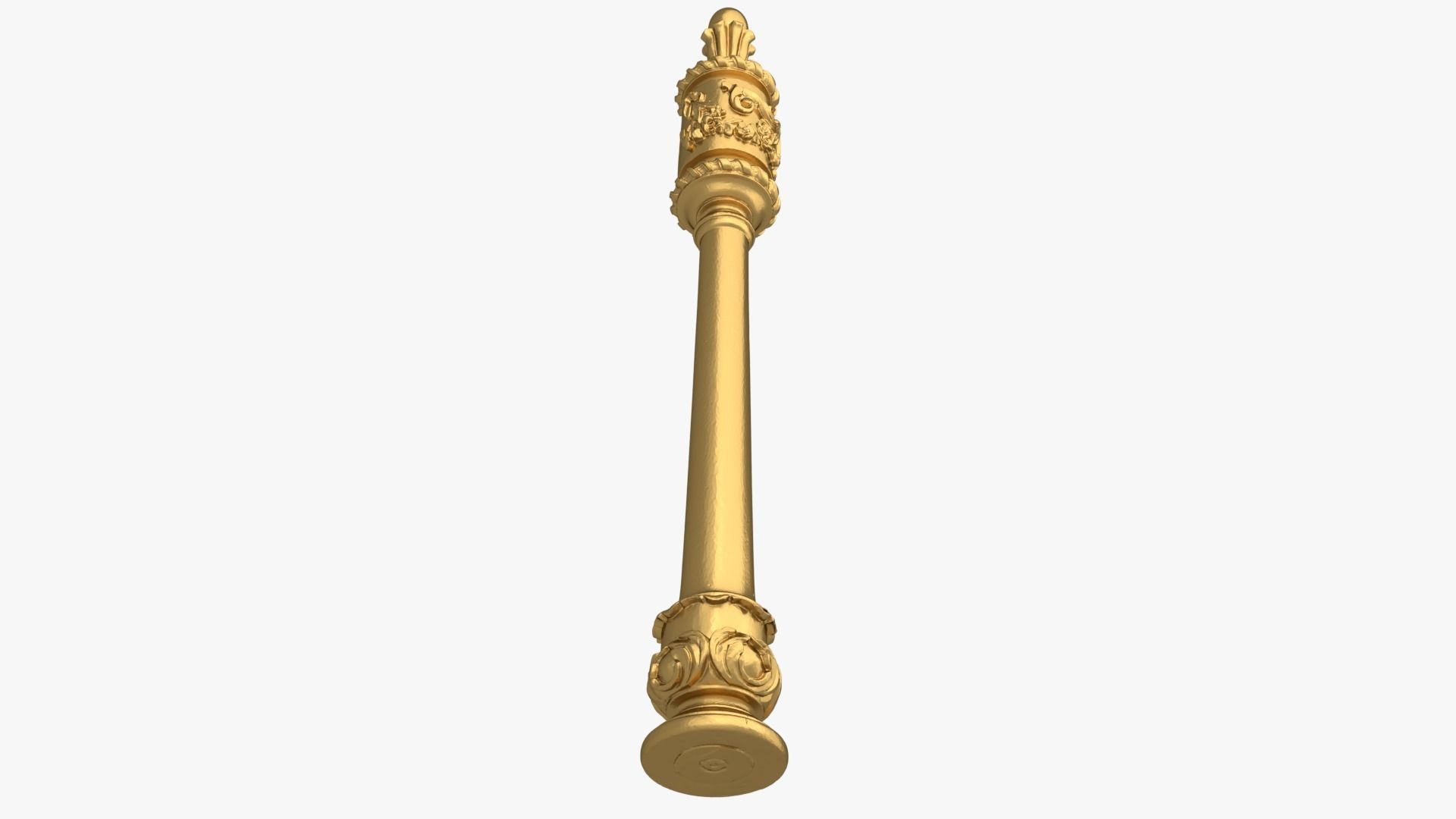 Classic decor ornament 210 3D model_4