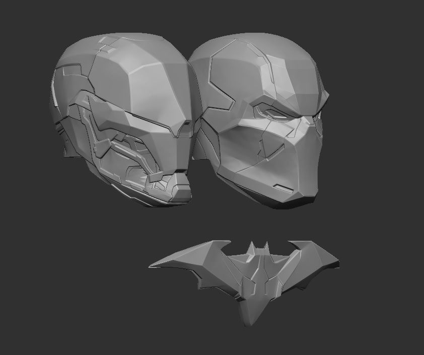 Red Hood Metal - Headsculpt for Action Figures 3D print model_1