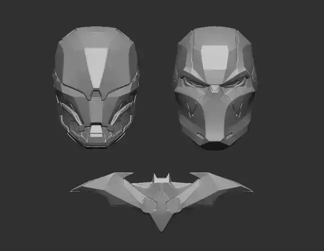 Red Hood Metal  - Headsculpt for Action Figures 