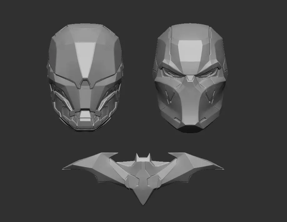 Red Hood Metal - Headsculpt for Action Figures 3D print model_0