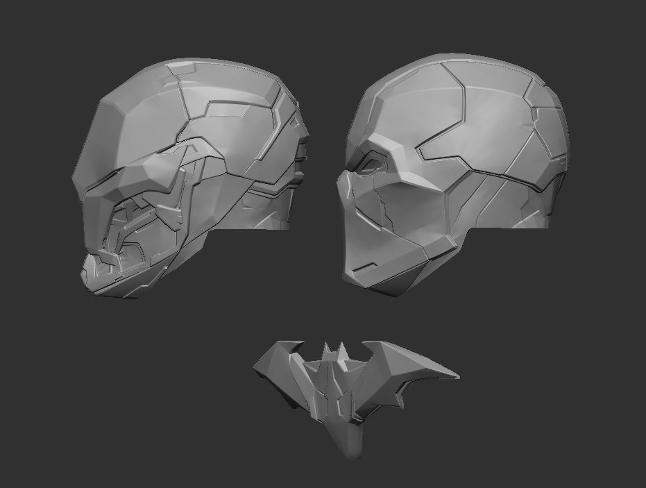 Red Hood Metal - Headsculpt for Action Figures 3D print model_3