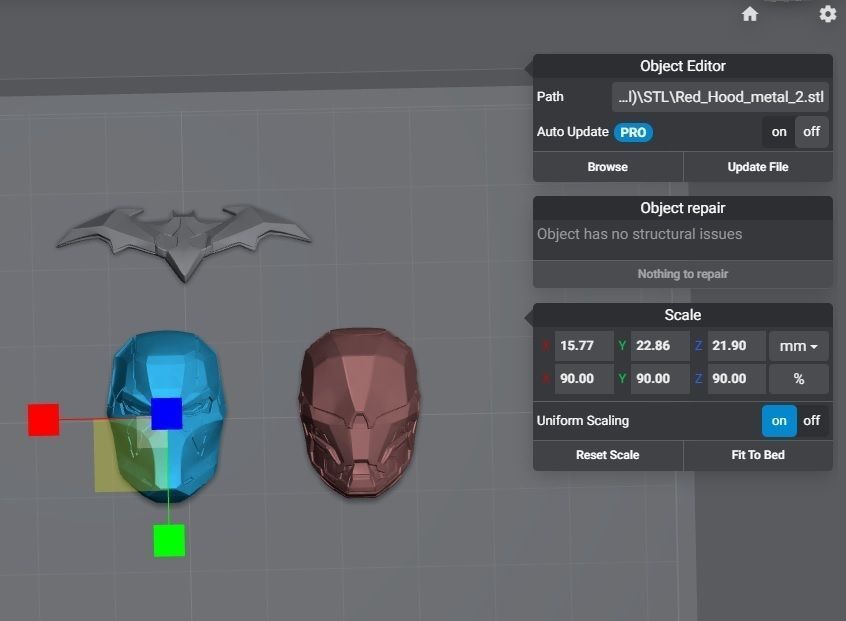 Red Hood Metal - Headsculpt for Action Figures 3D print model_4