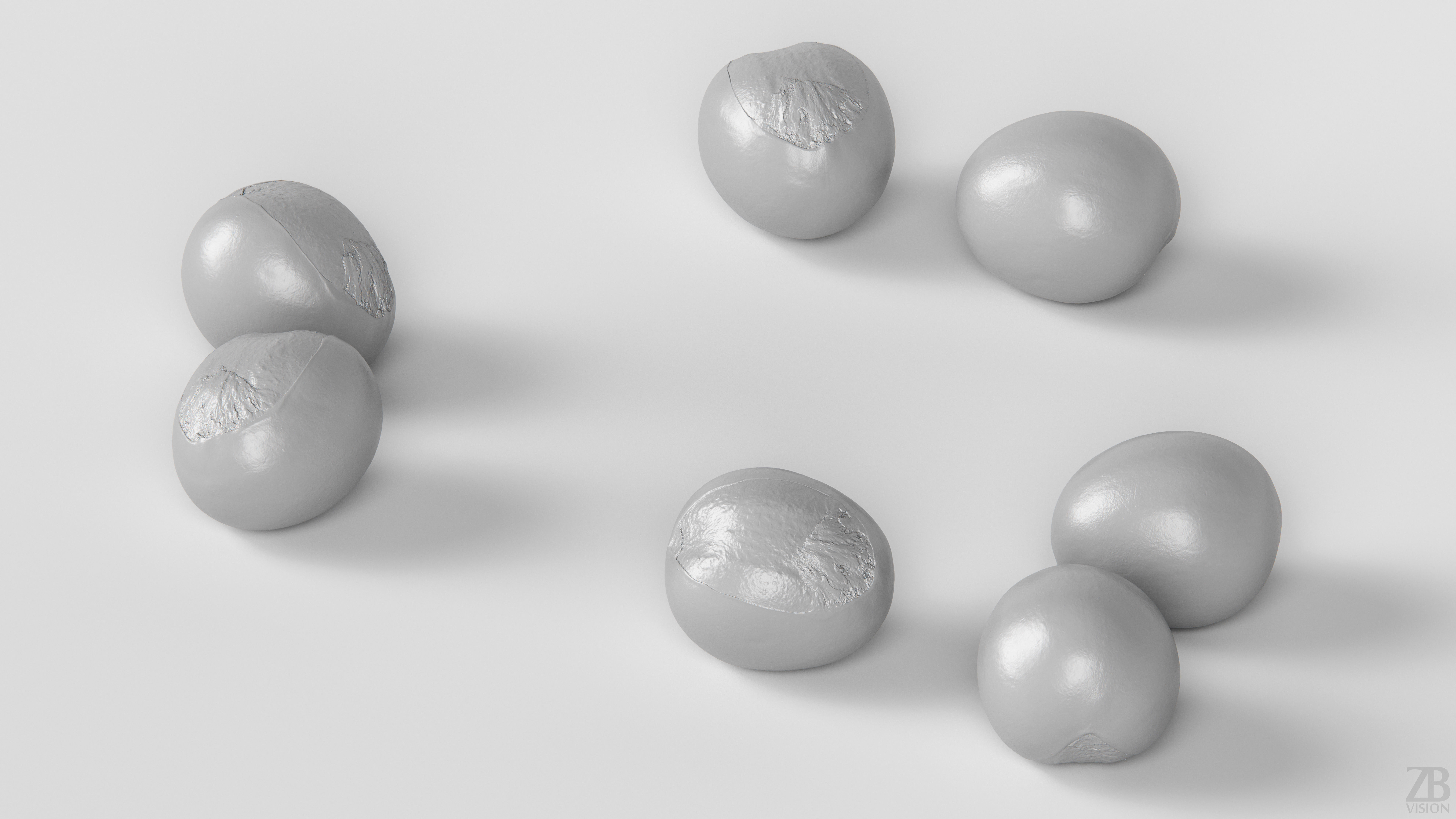 Shea Nut 3D model_3