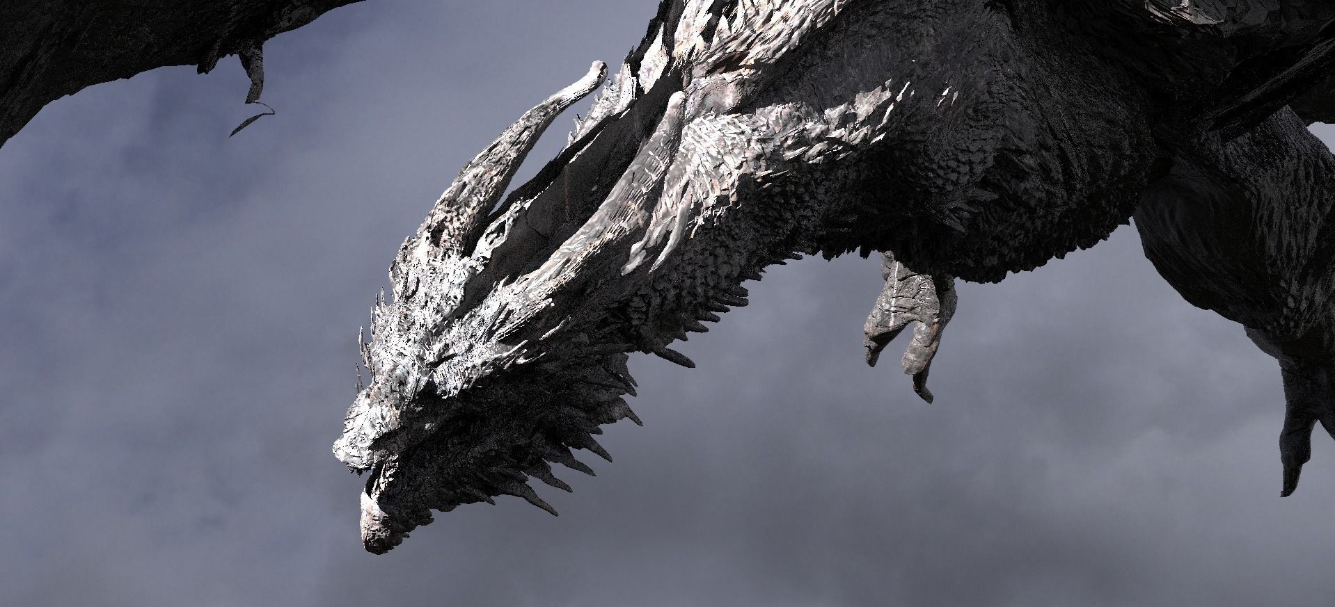 Vermithrax Pejorative Dragon  3D model_6