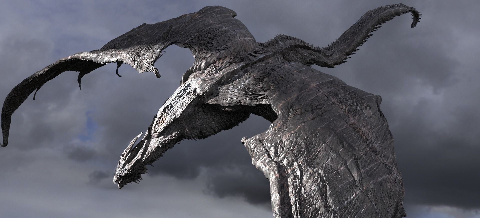 Vermithrax Pejorative Dragon  3D model_3