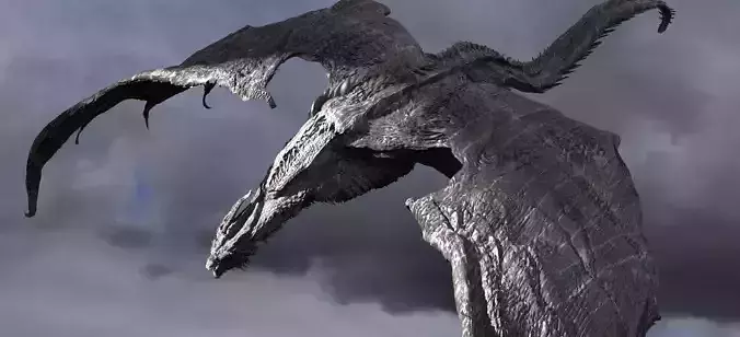 Vermithrax Pejorative Dragon  3D model