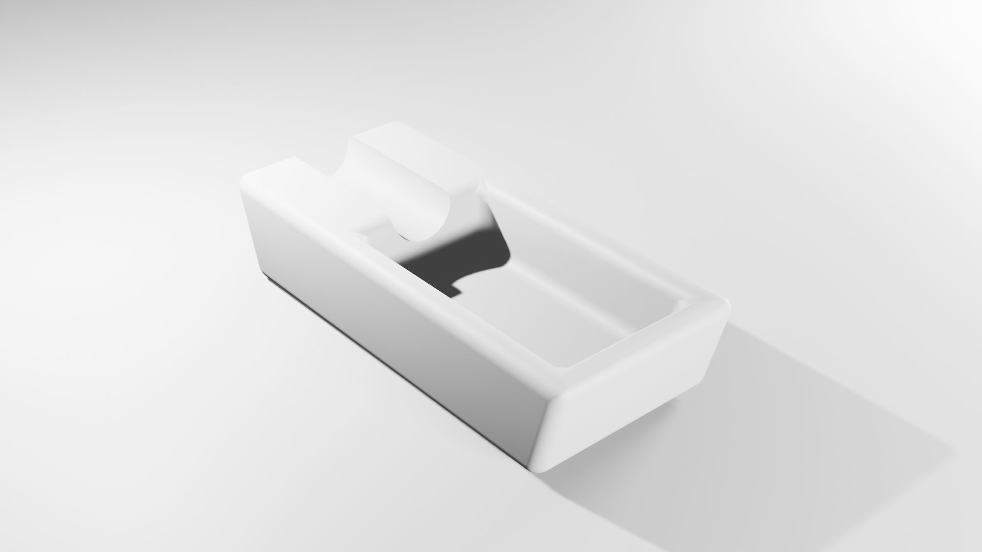Cigar Ashtray Low-poly 3D model_3