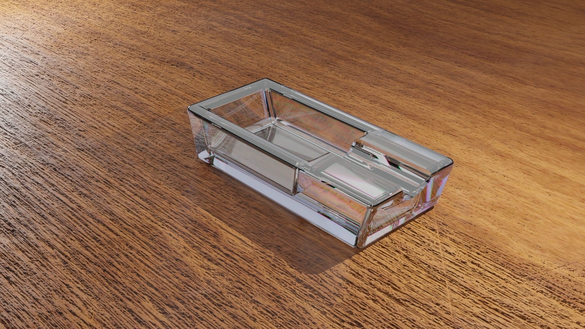 Cigar Ashtray Low-poly 3D model_2