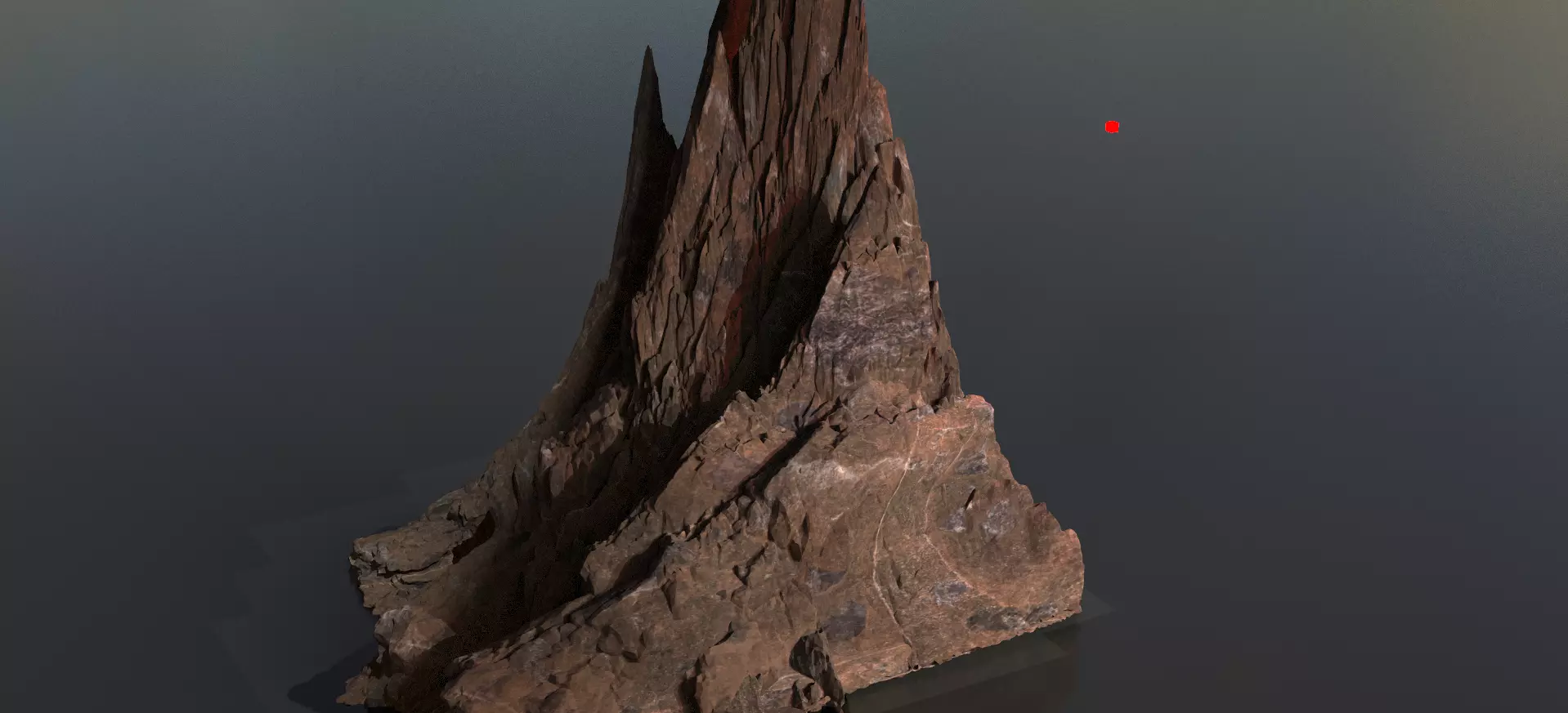 Mars Mountain 1 3D model_0