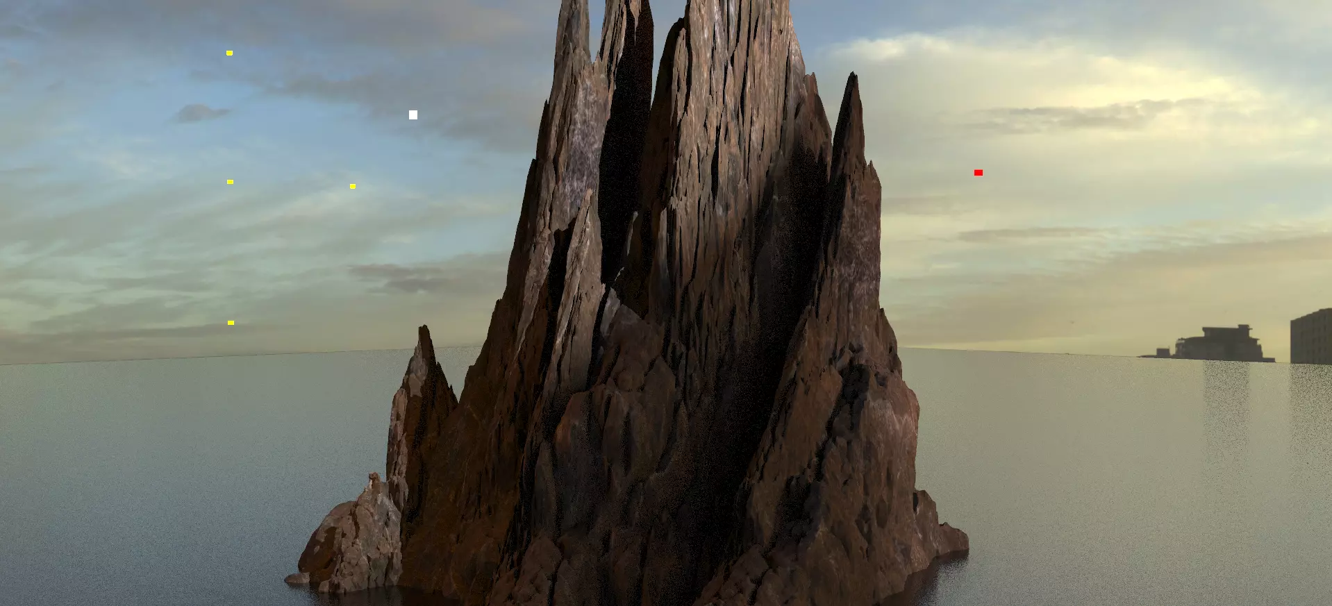 Mars Mountain 2 3D model_0