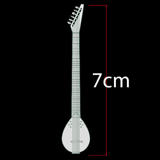 Sitar Pendant 3D print model_7