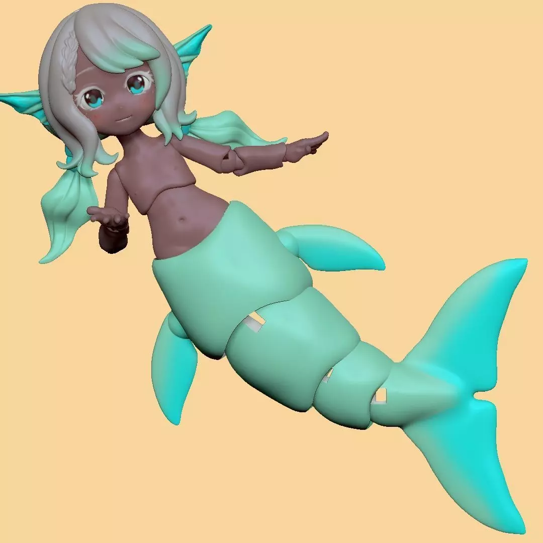 Anya Atelier - Hime BJD series 3d print file 3D print model