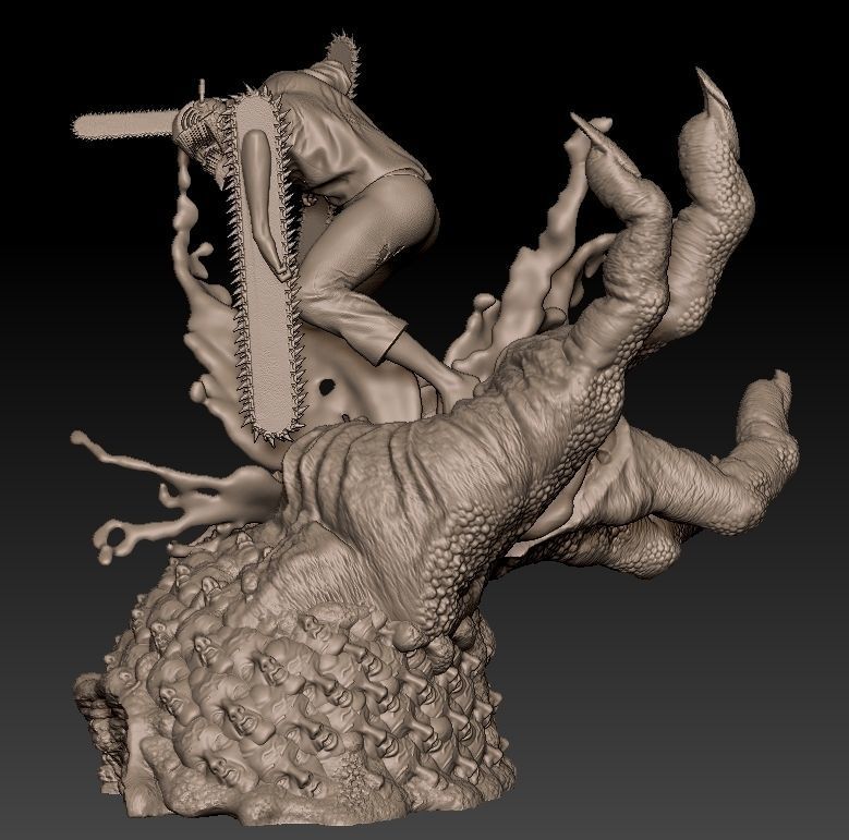 Chainsaw Man 3D print model_3