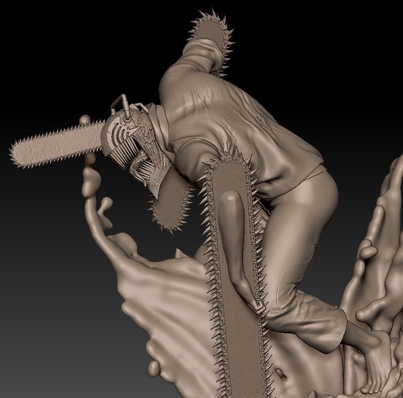 Chainsaw Man 3D print model_5