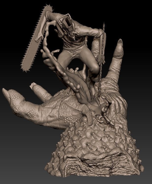 Chainsaw Man 3D print model_4
