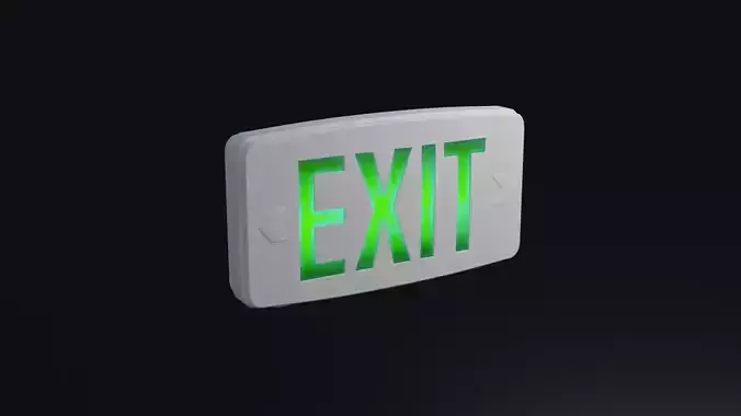 Exit Sign 4K and 2K