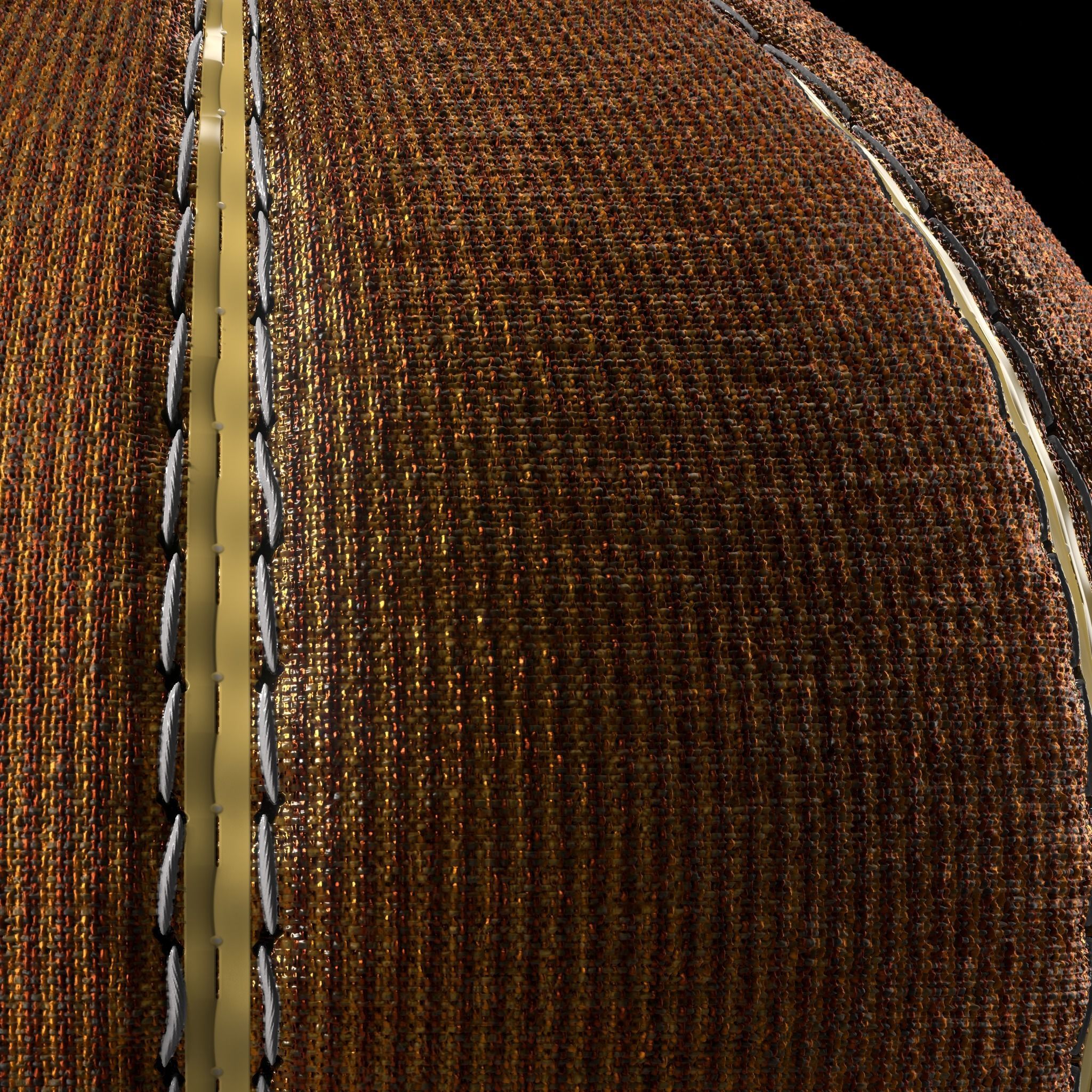 Fabric Materials 43- Stitched Fabric By Sbsar Pbr 4k Seamless Low-poly 3D model_12