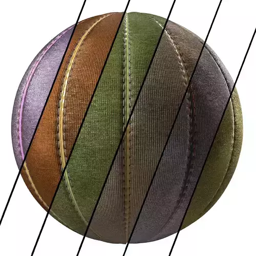 Fabric Materials 43- Stitched Fabric By Sbsar Pbr 4k Seamless