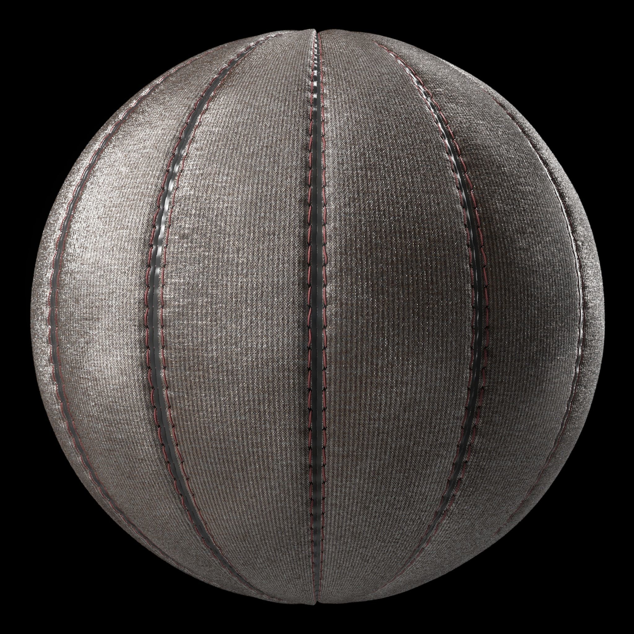 Fabric Materials 43- Stitched Fabric By Sbsar Pbr 4k Seamless Low-poly 3D model_7