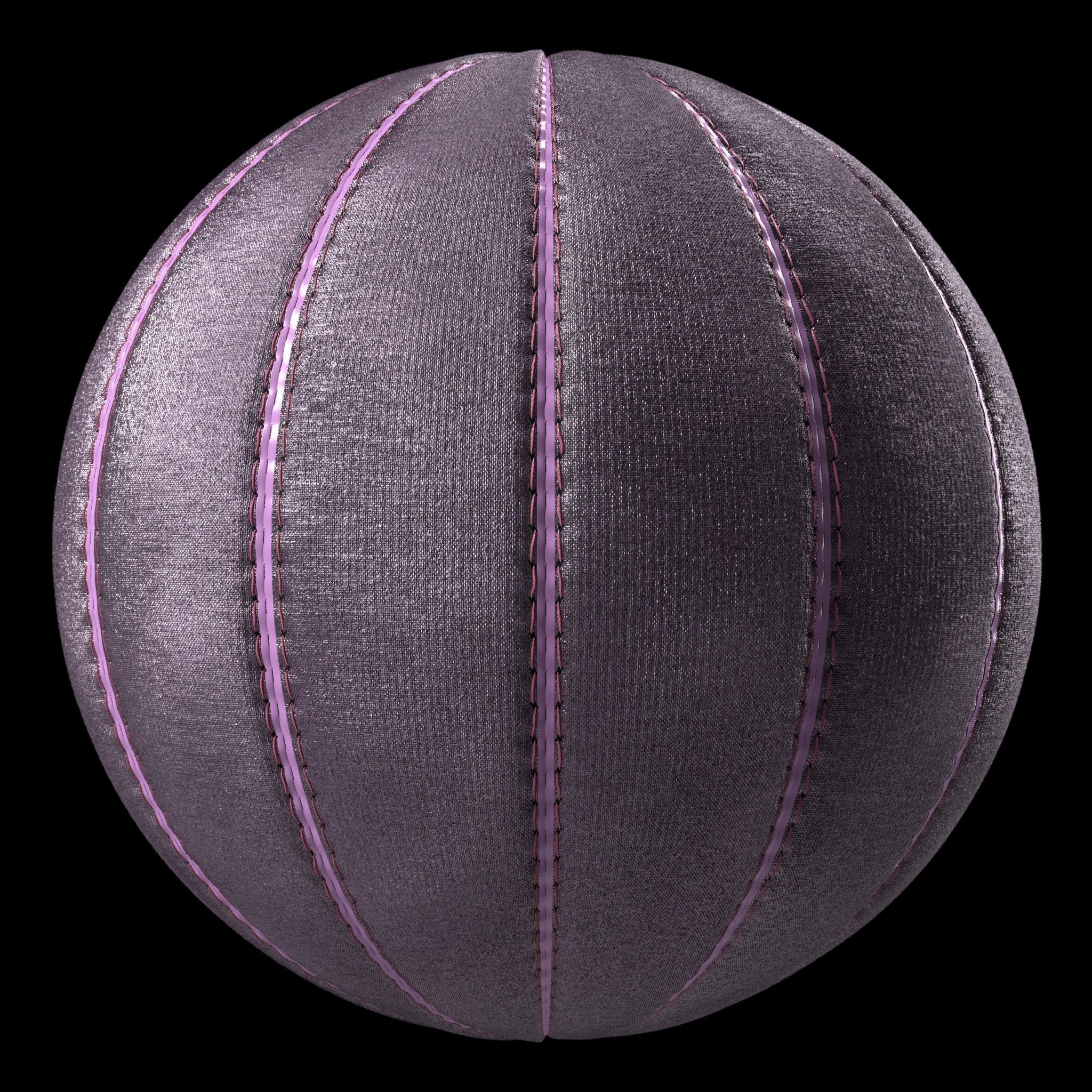 Fabric Materials 43- Stitched Fabric By Sbsar Pbr 4k Seamless Low-poly 3D model_5