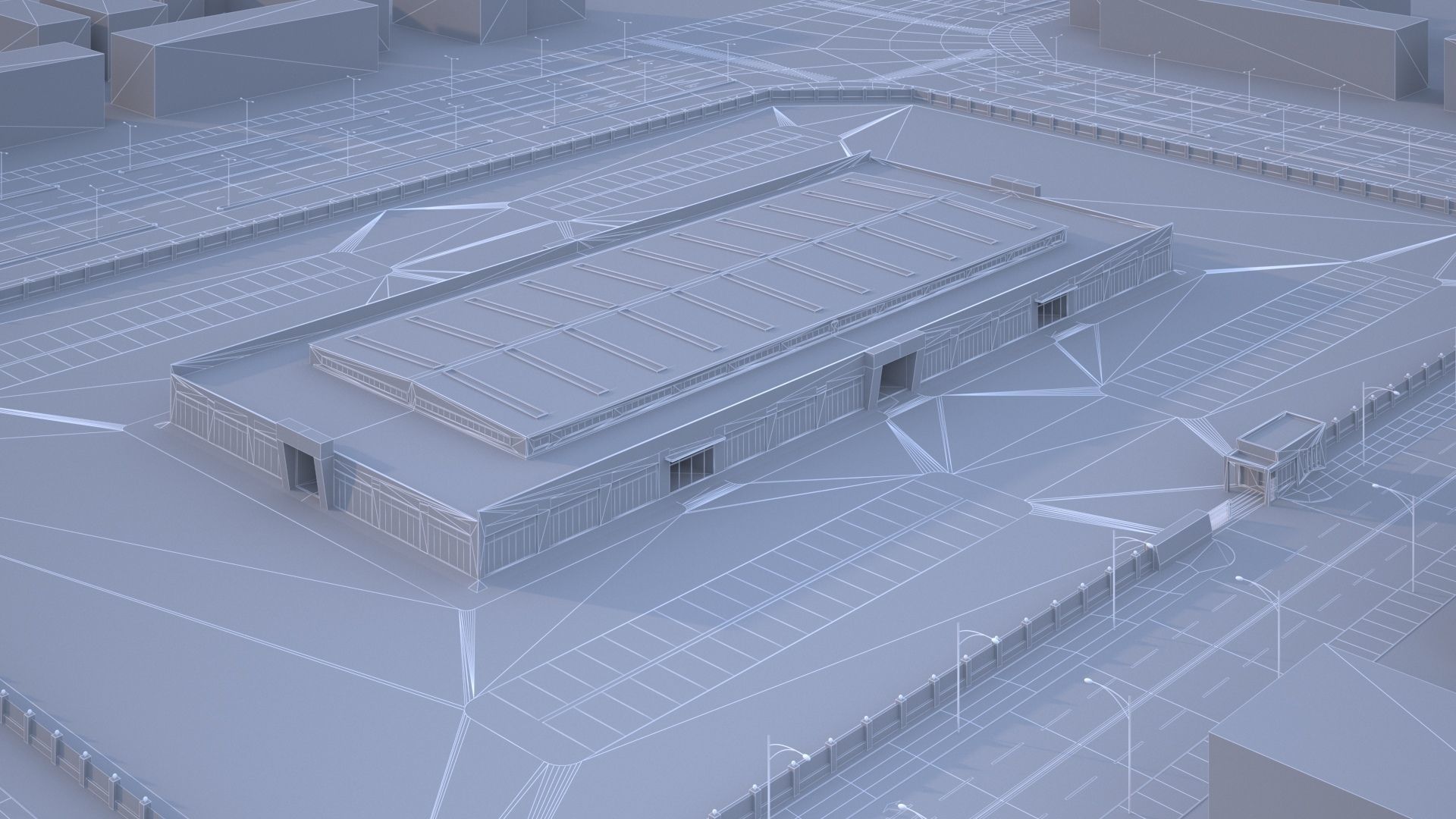 industrial building 3D model_8
