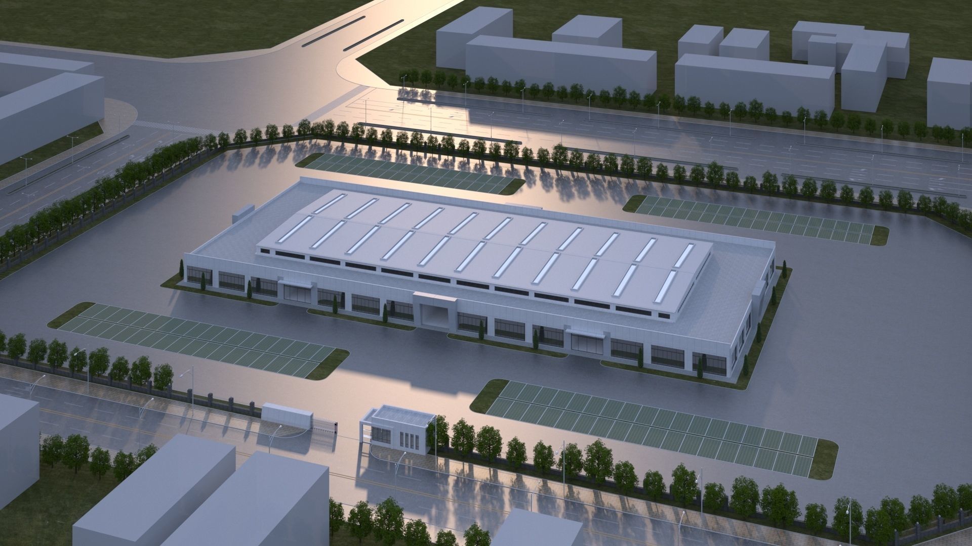 industrial building 3D model_7