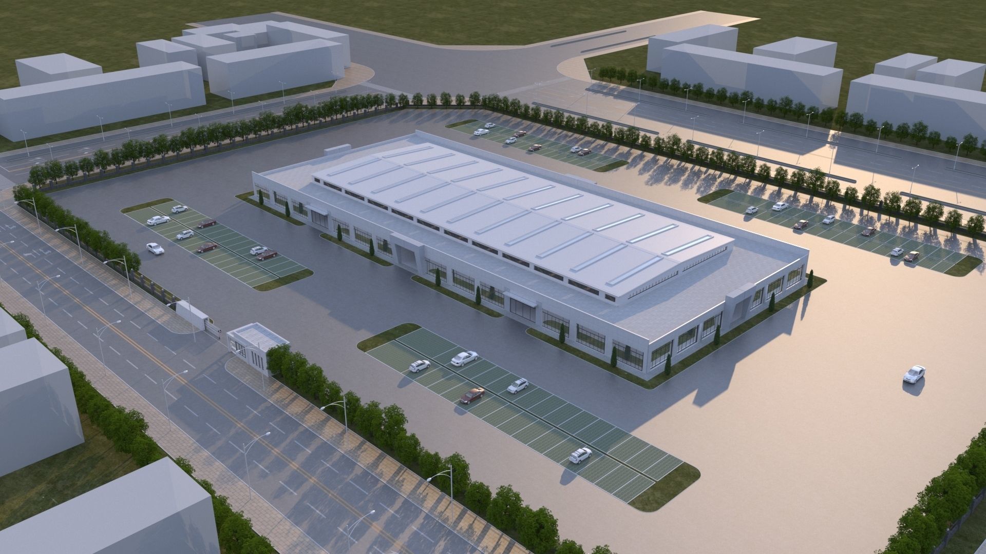 industrial building 3D model_6