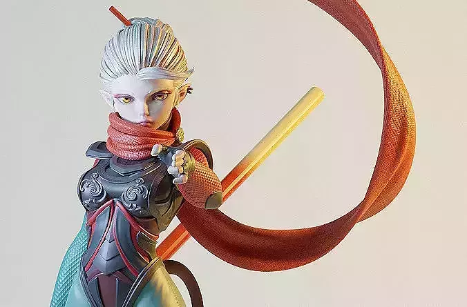 MONKEY KING ORIGINAL CHARACTER BY ESM 3D print model