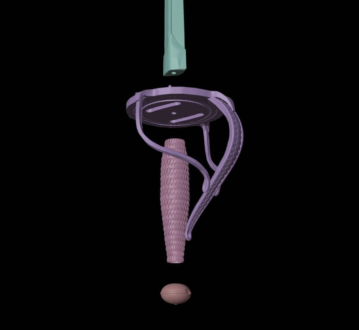 Griffiths Golden Age Sword Manga Accurate 3D Model Fan Art 3D print model_6