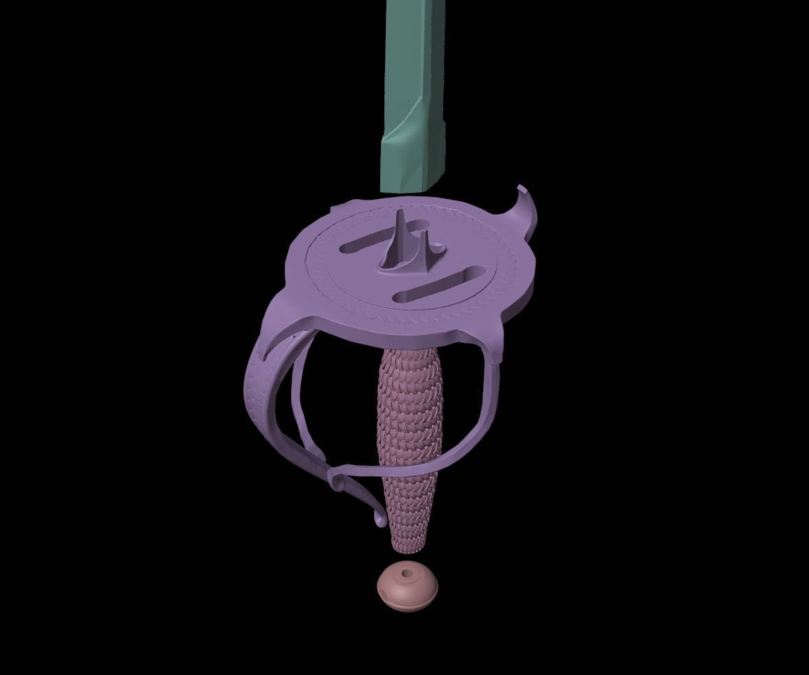 Griffiths Golden Age Sword Manga Accurate 3D Model Fan Art 3D print model_7