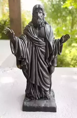 Jesus Statue a01  3D print model