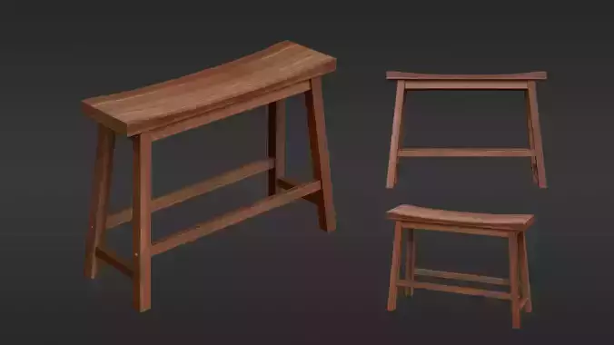 Wooden Bench