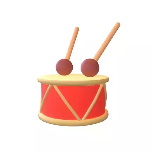 Cartoon Drum v1 003
