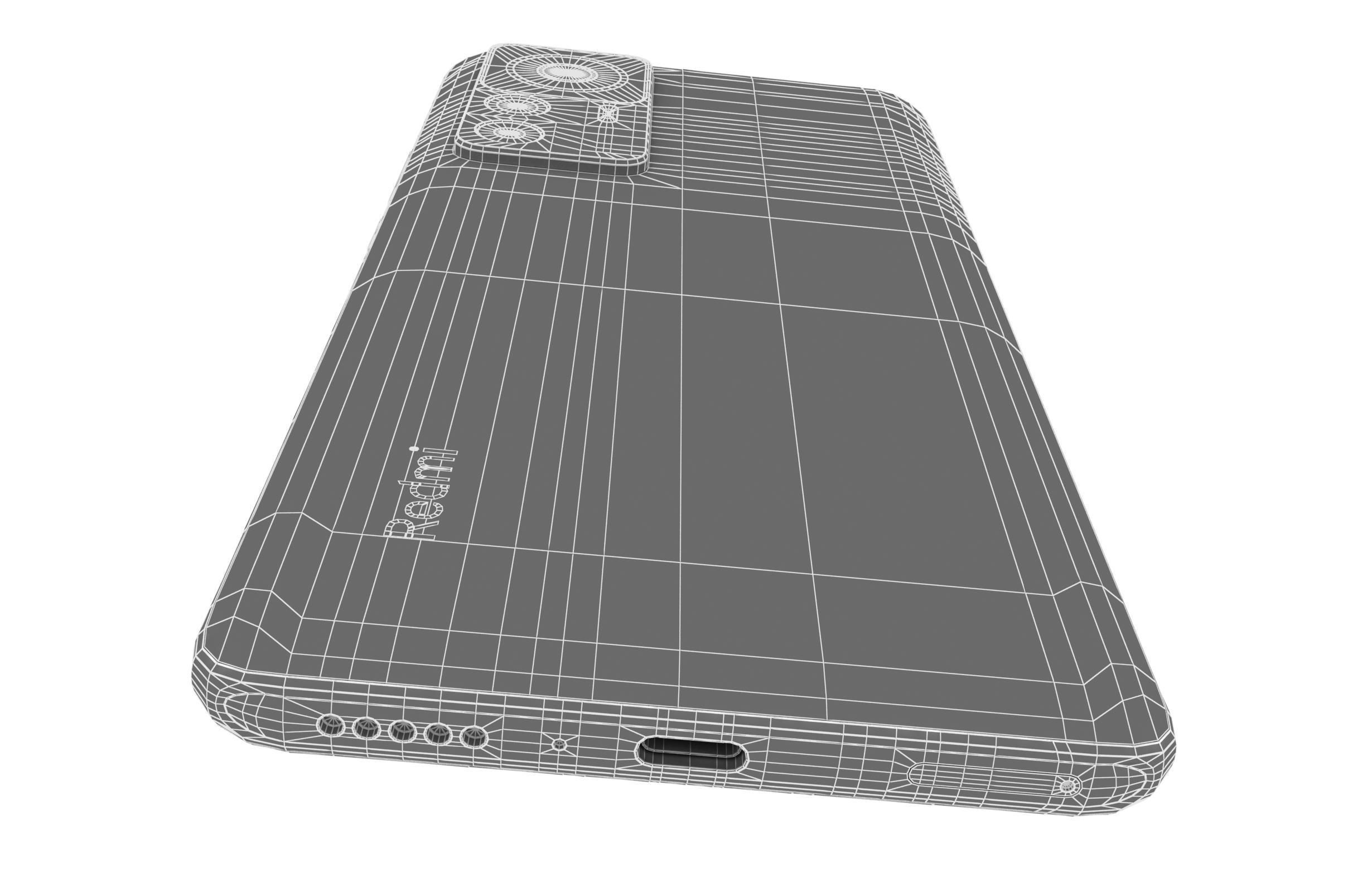 Xiaomi Redmi K50 Ultra White 3D model_21