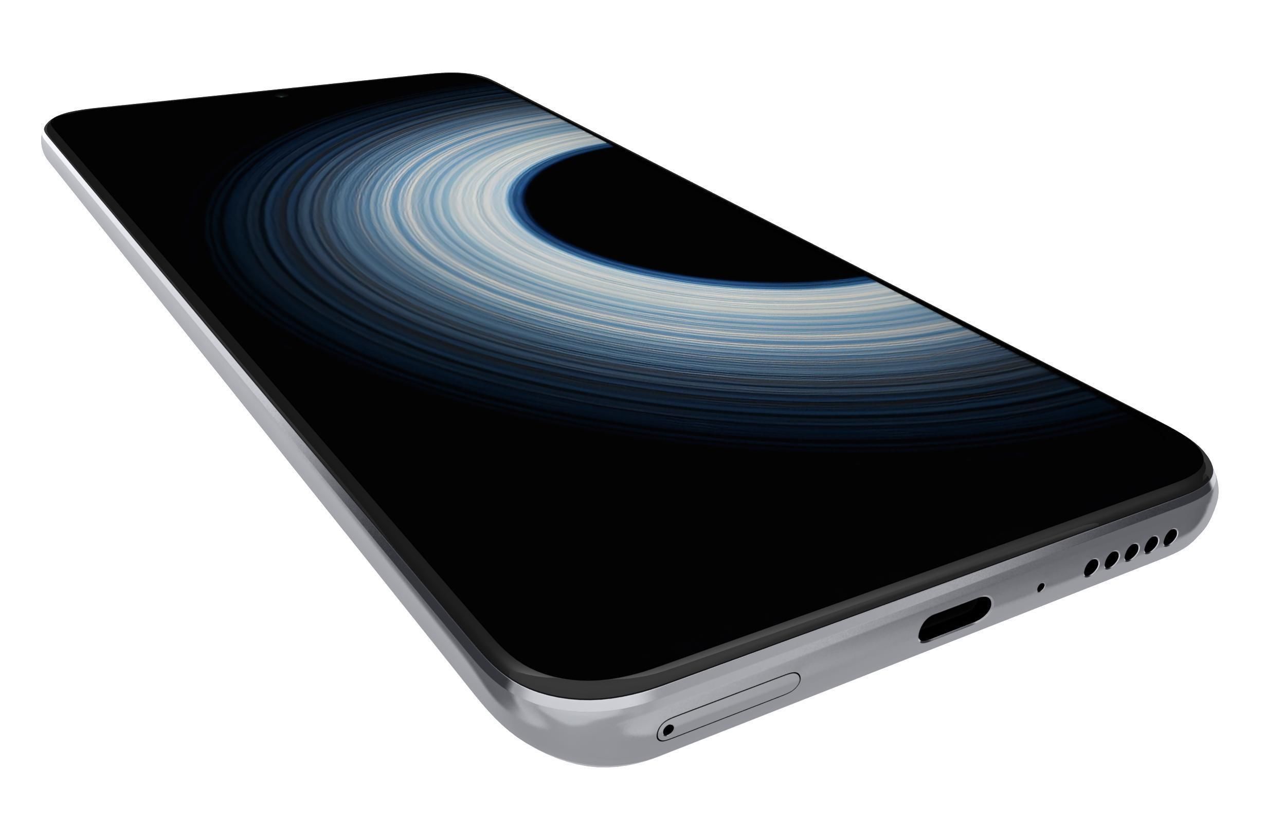 Xiaomi Redmi K50 Ultra White 3D model_12