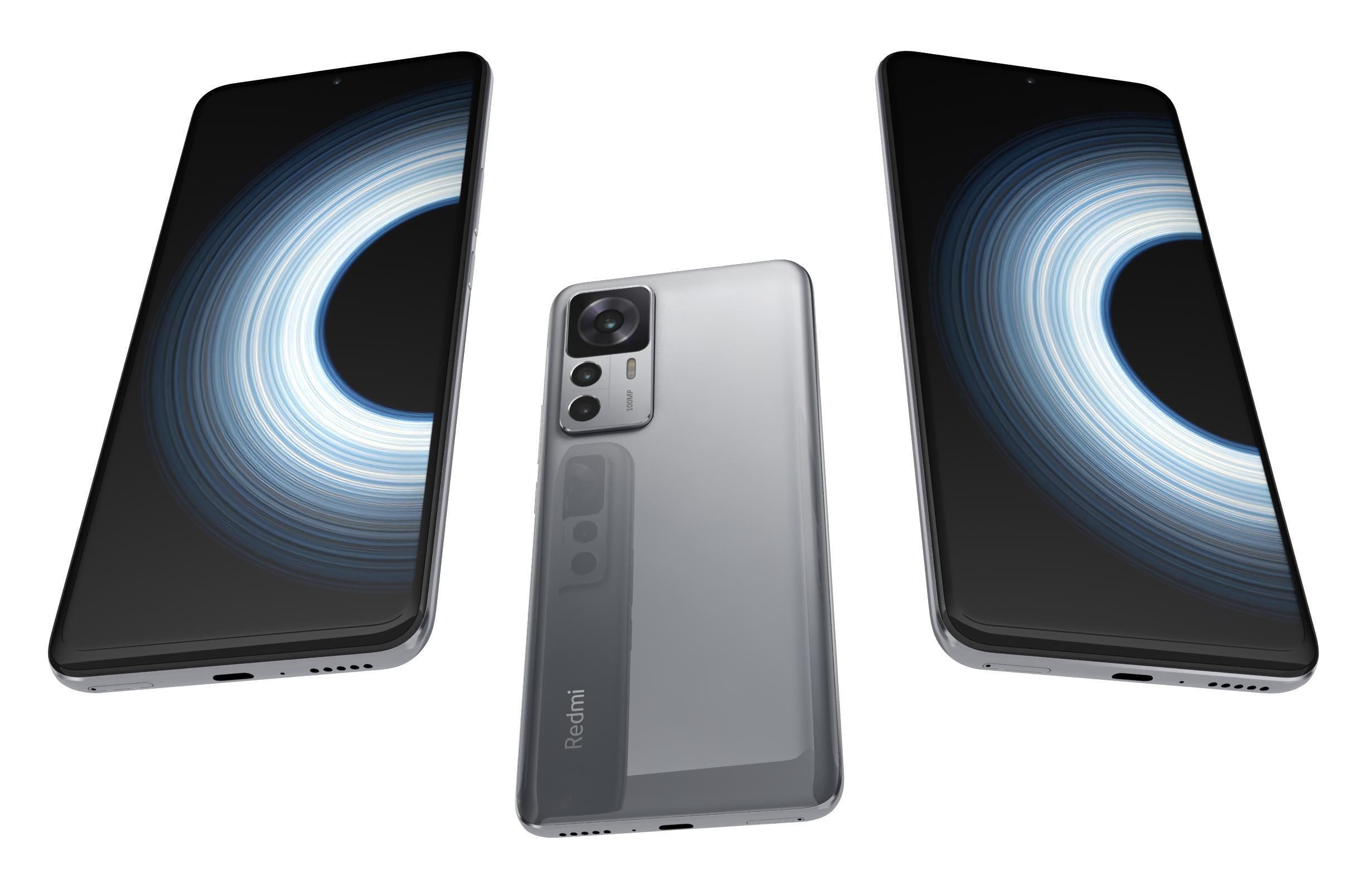 Xiaomi Redmi K50 Ultra White 3D model_2