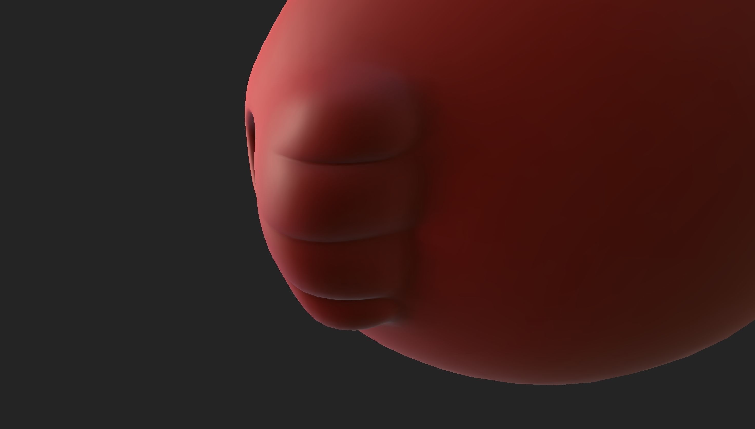 Cartoon Devil Skull 3D model_13