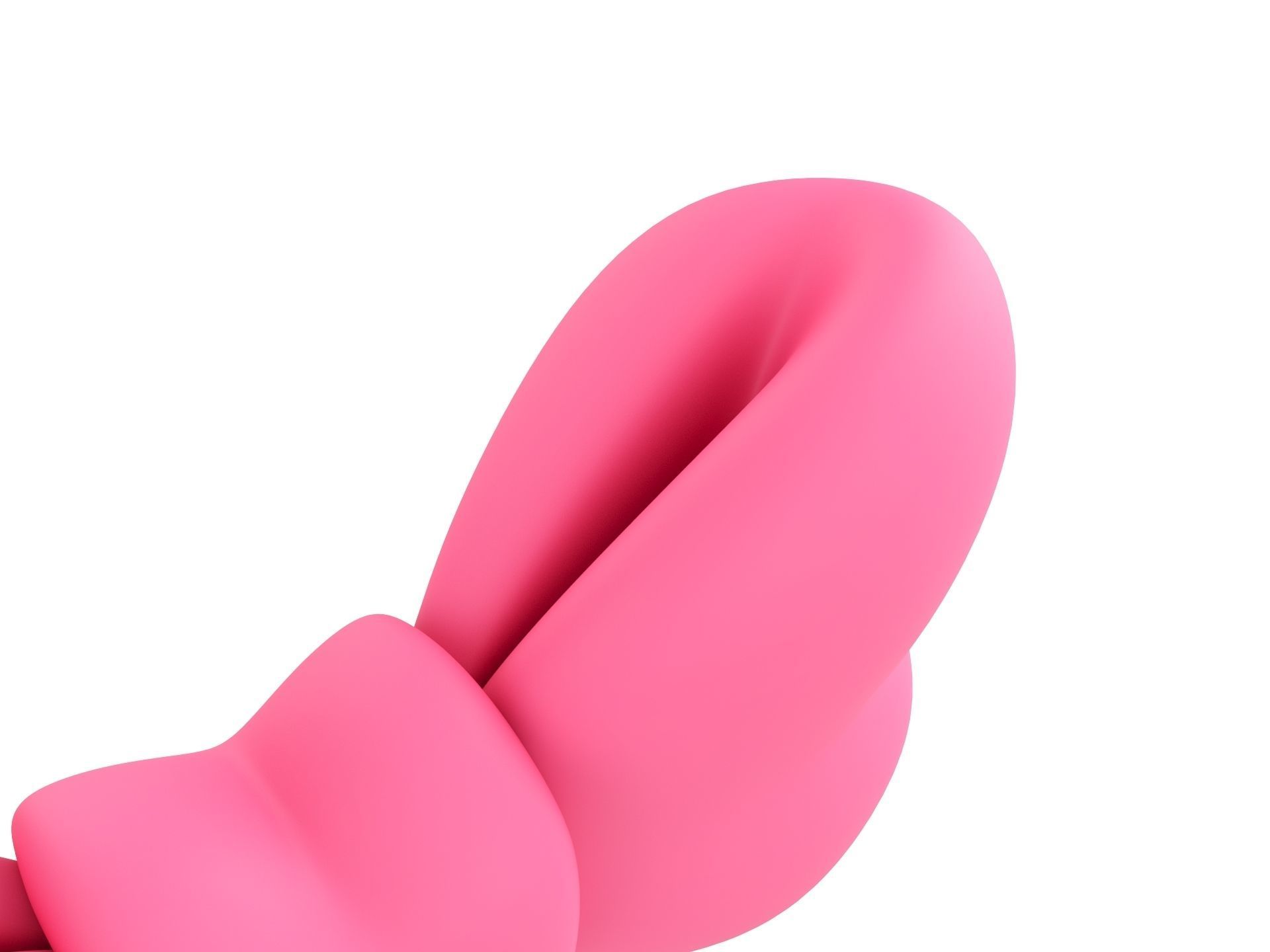 Cartoon Gift Bow 3D model_9