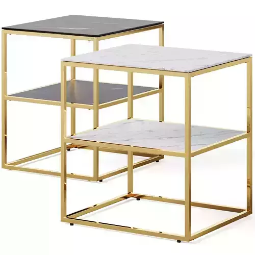 Bedside table Alisma by Actona 3D model