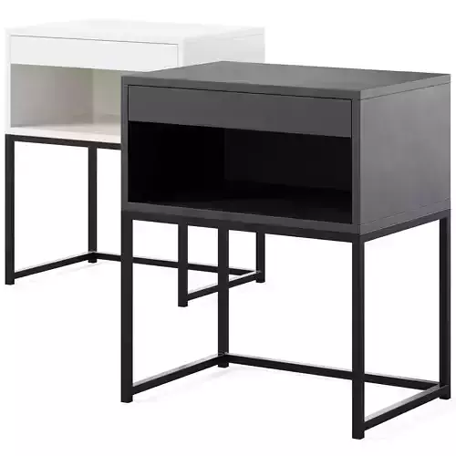 Bedside table Cholet by Actona 3D model